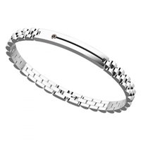 Bracciale Zancan Uomo Hi Teck in Acciaio Spinello EHB130 - EHB130